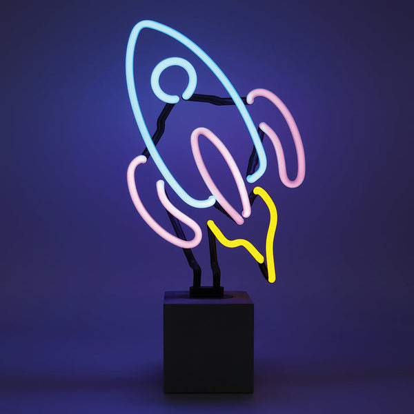 Lampe Néon Fusée Locomocean | Boutique d'objets cadeaux designs