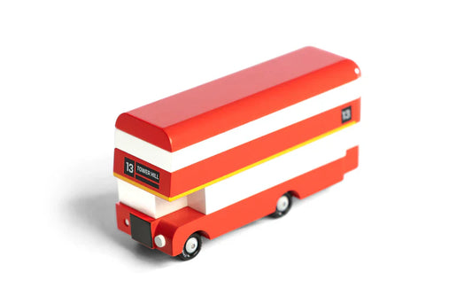 English Wooden Bus Candycar World - The London Herald