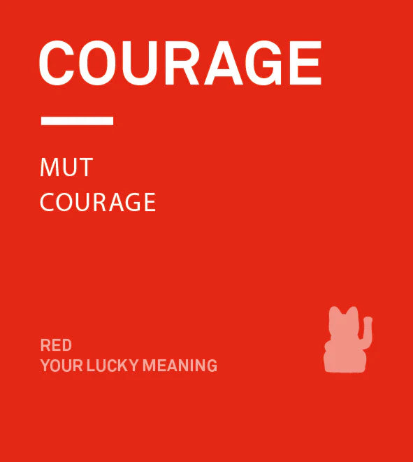 Patch Chat Chanceux Rouge