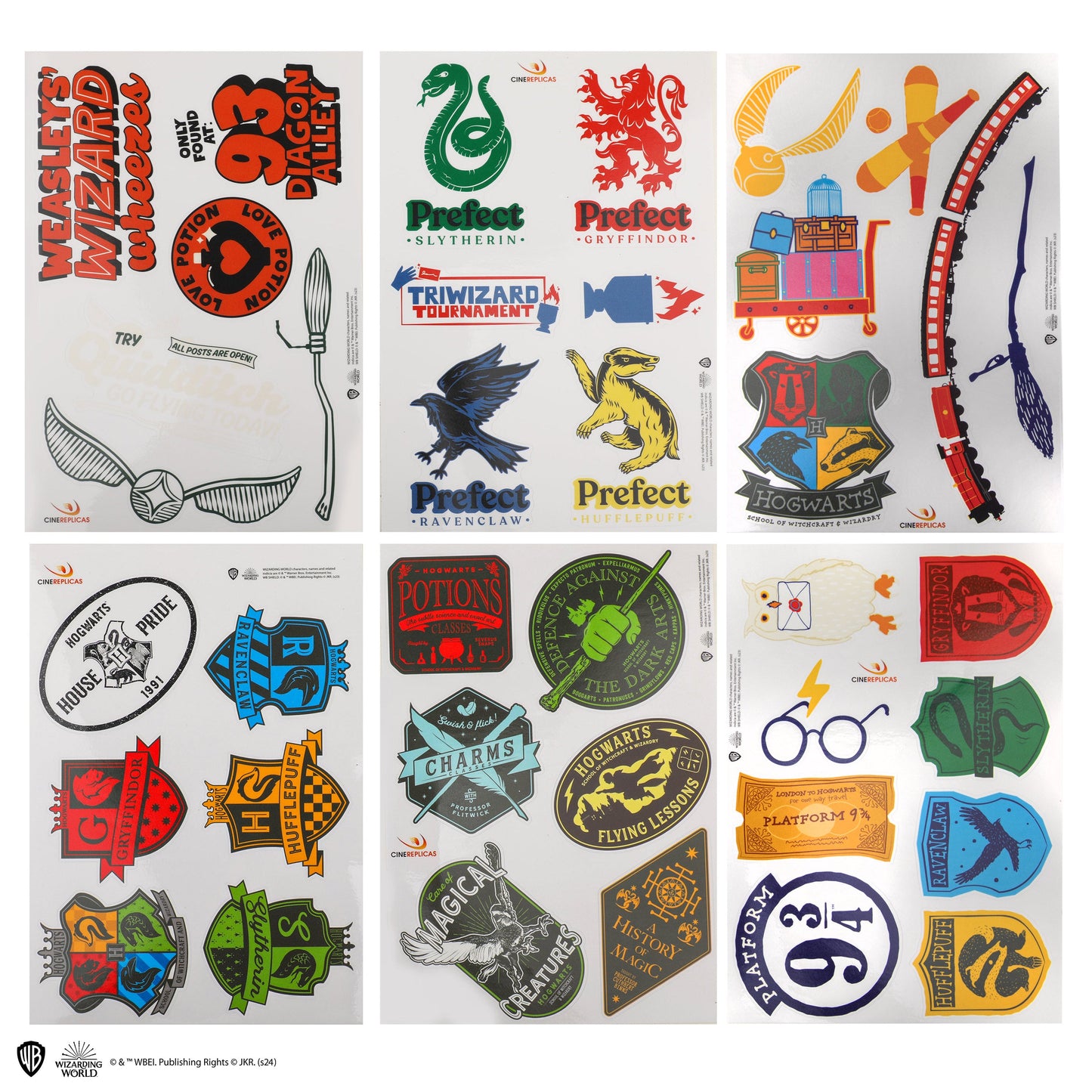 Harry Potter Luggage Stickers