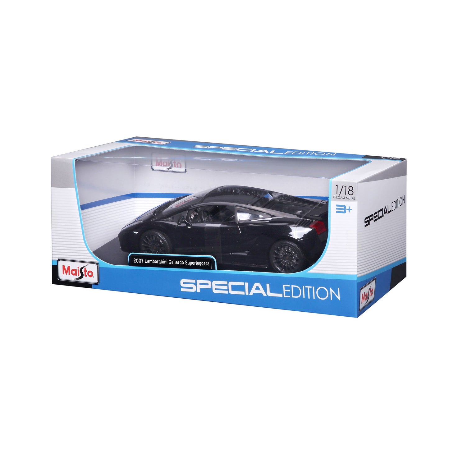 1:18 2007 LAMBORGHINI GALLARDO SUPERLEGGERA NOIR