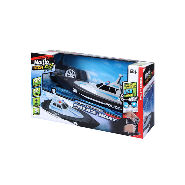 BATEAU DE POLICE RC 2,4 GHz