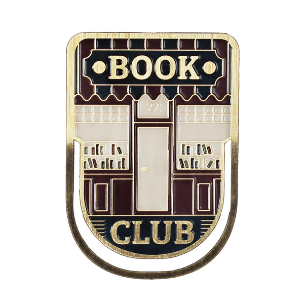 Marque-page en métal Pulteney Press - Book Club