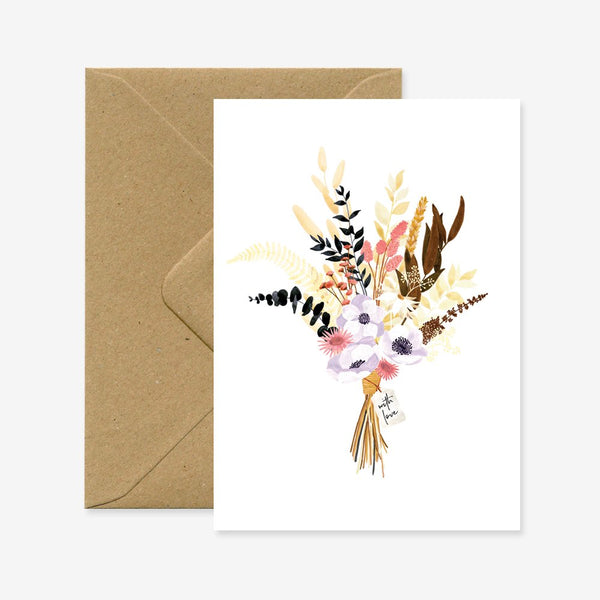 Modern Bouquet - Carte de voeux