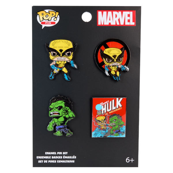 Funko Wolverine 50th Anniversary 4-Pack Pin Set