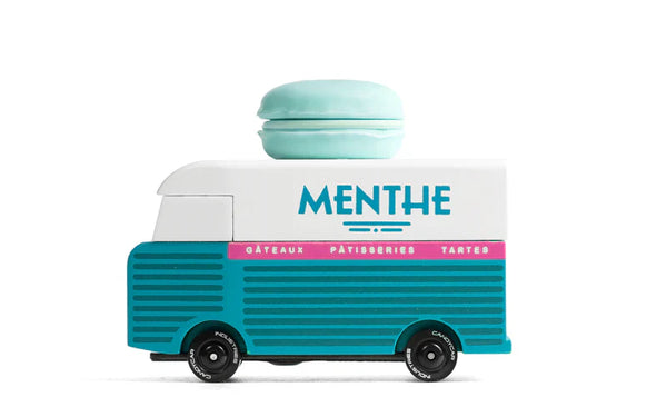 Candycar World Houten Bestelwagen - Mint Macaron Van