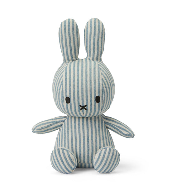 Miffy Denim Stripe Konijn Pluche