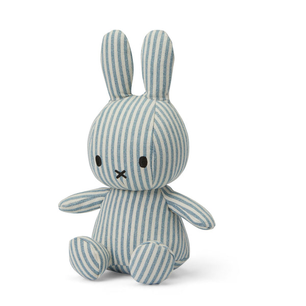 Miffy Denim Stripe Konijn Pluche