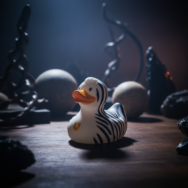 Mini zebra-eend