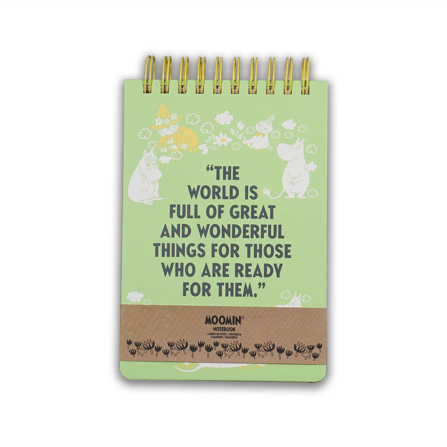 Moomin Daydreaming Large Spiral A5 Notebook