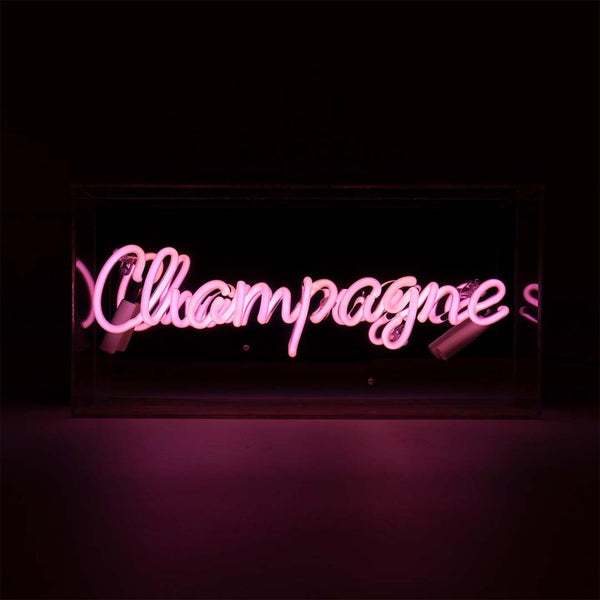 Néon CHAMPAGNE Locomocean | Boutique d'objets cadeaux designs