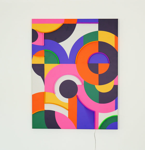 Abstract - Wall Painting (LED Neon) Small