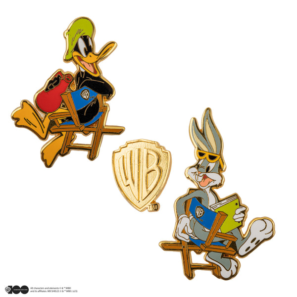 *Set of 3 Bugs Bunny & Daffy Duck Pins from WB Studios