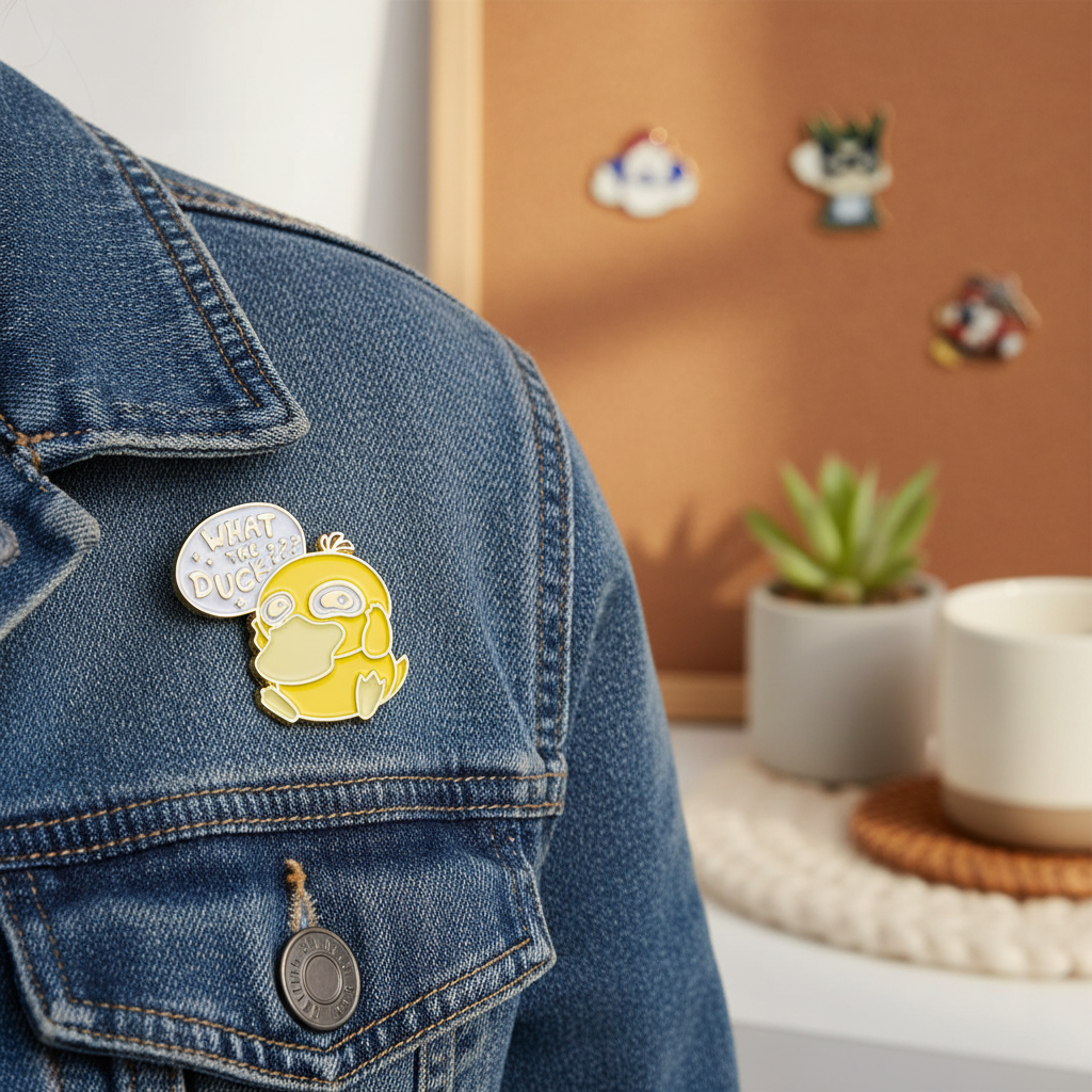 Pin's Canard "What The Duck ???"