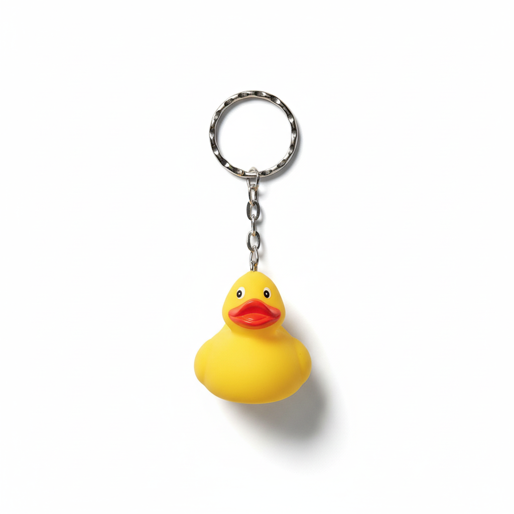 Duckbath keychain