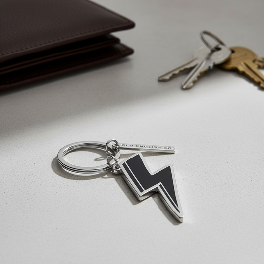 Porte-clés Eclair Noir