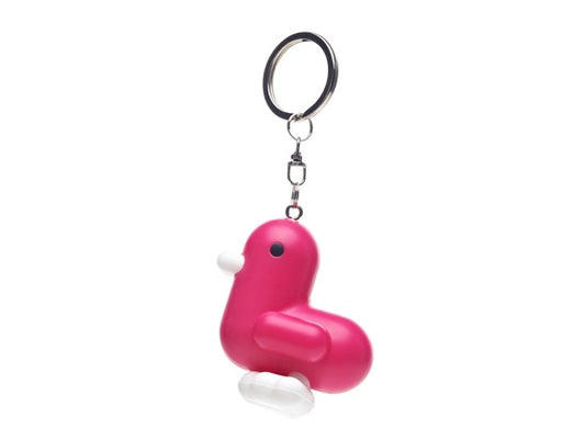CMYK Magenta Duck Keyring