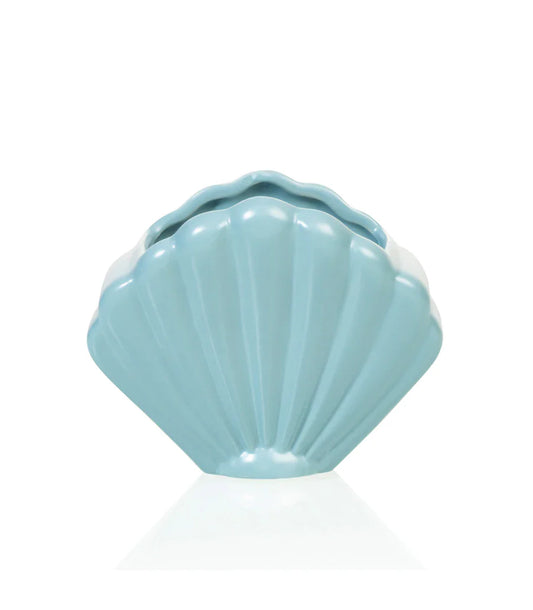 Pot de fleur Coquillage Bleu