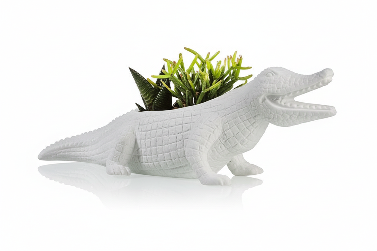 Pot de fleur Crocodile