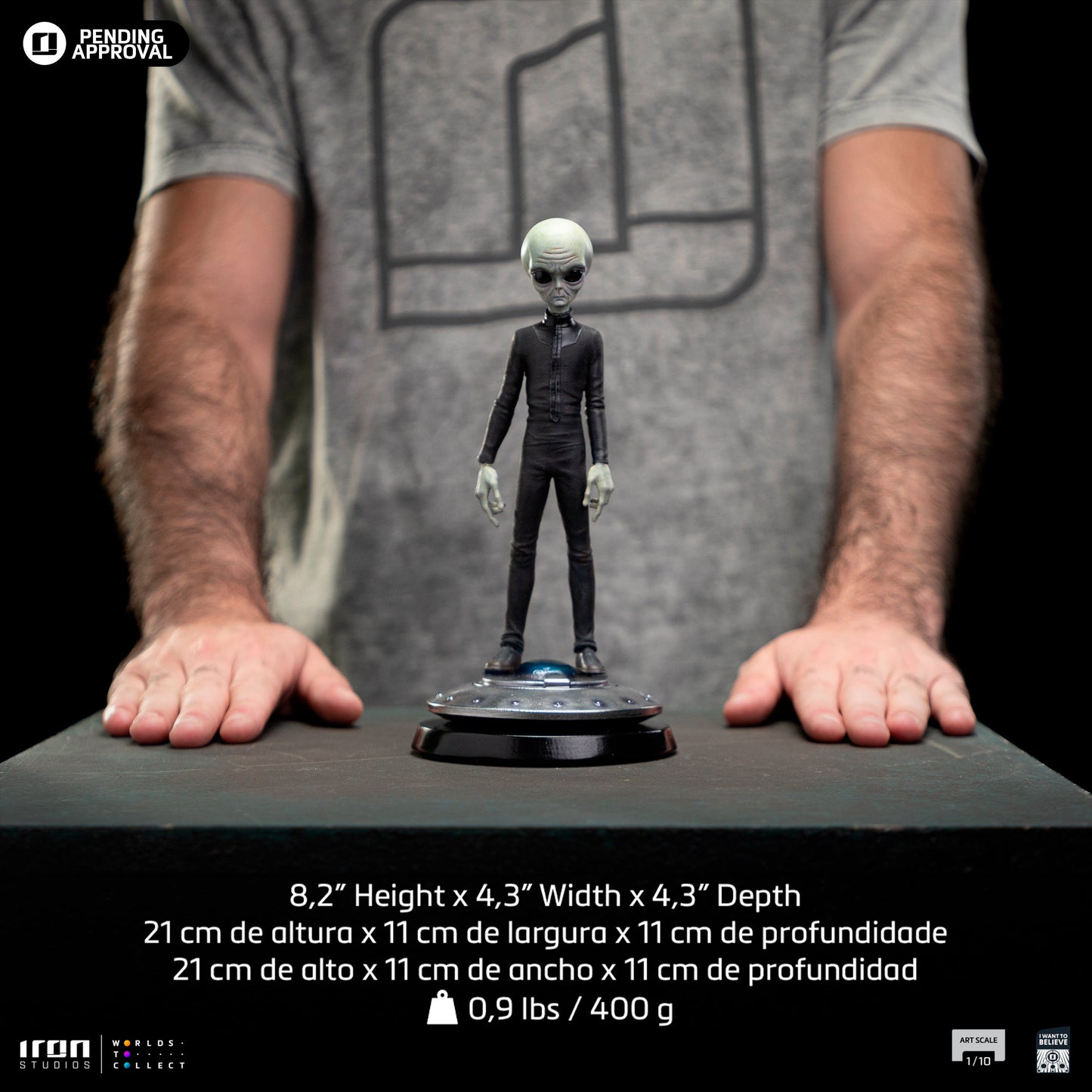 Statue Alien Grey - I Want To Believe - Art Scale 1/10