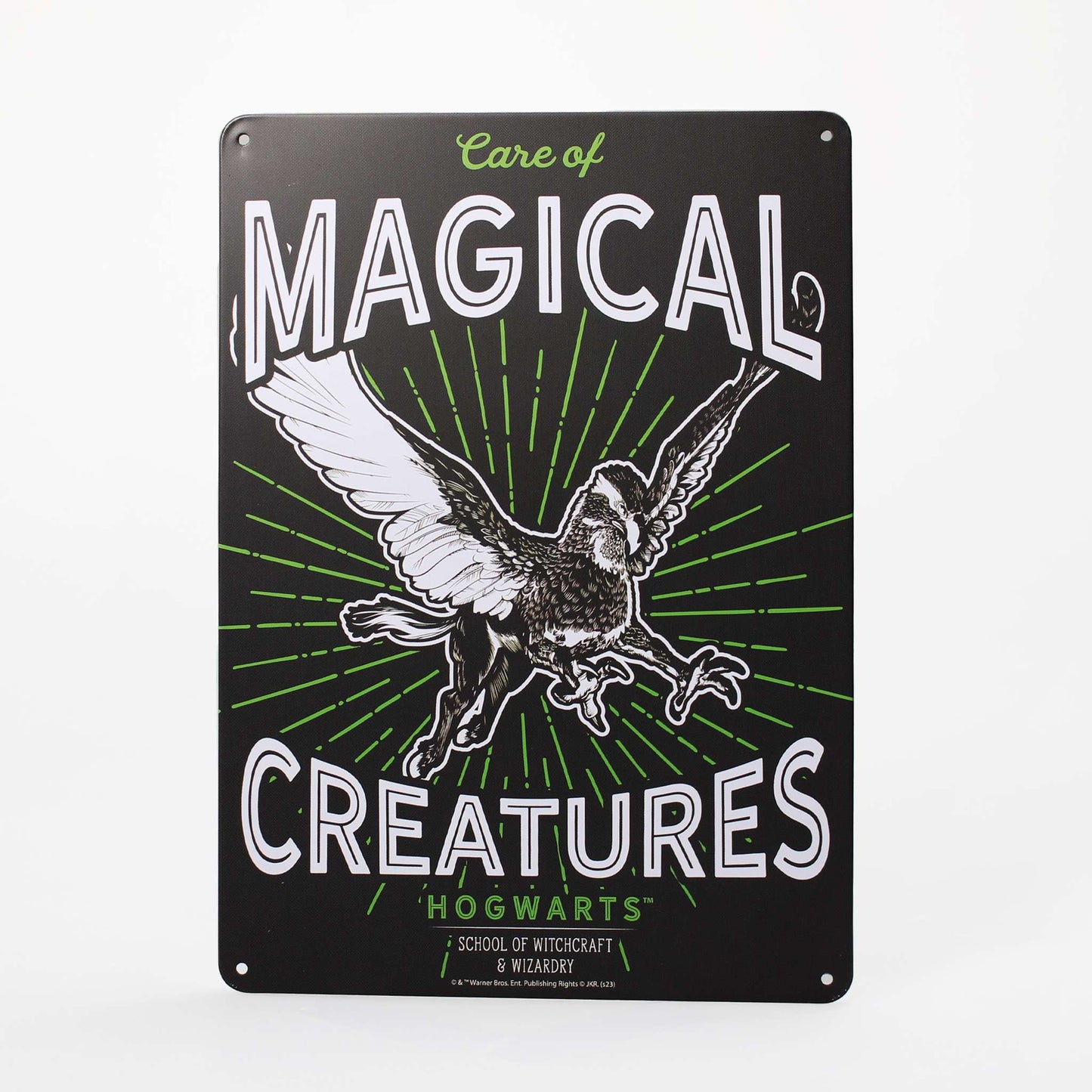 A5 Harry Potter Magical Creatures Decorative Metal Sign