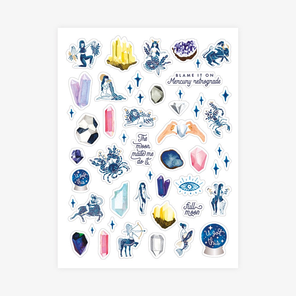 Spiritual stuff - Stickers lot de 3 pages