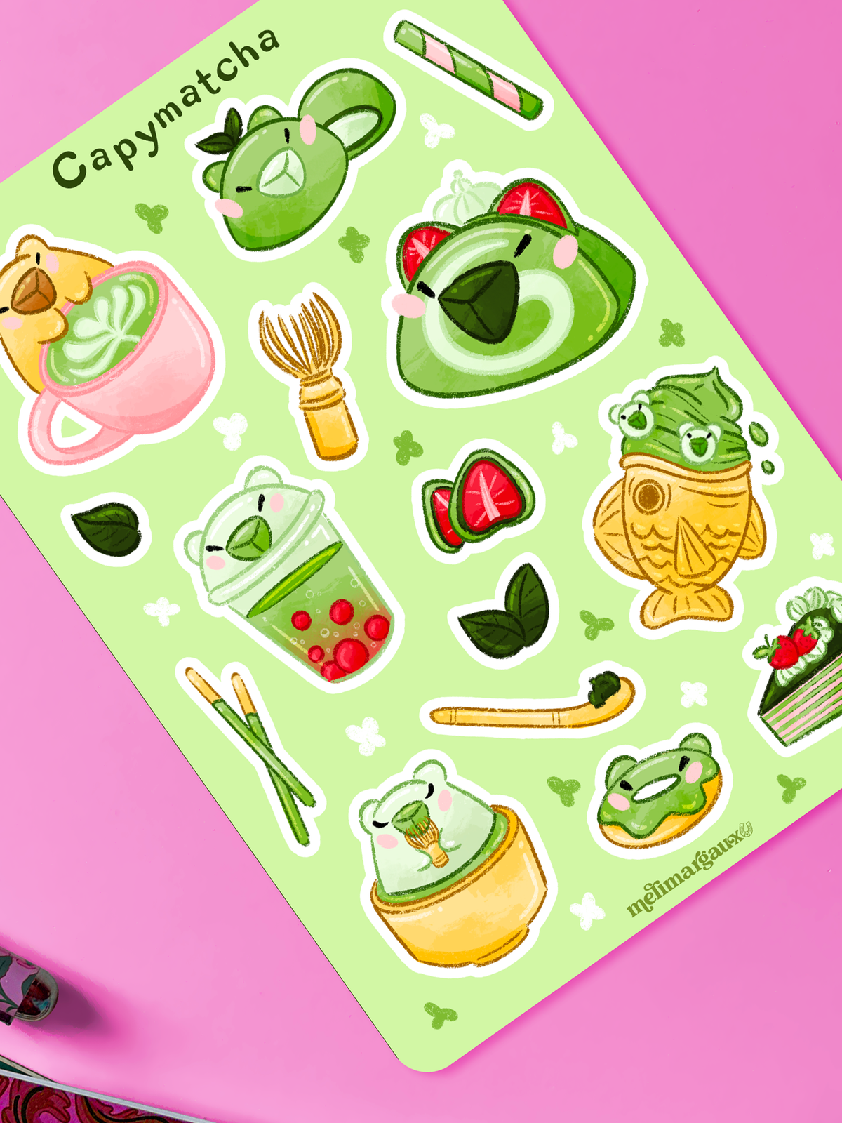 Capymatcha | Stickervel