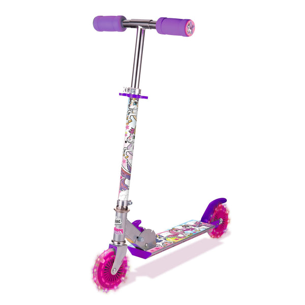 Trottinette Unicorn Dreamland à Roues Clignotantes