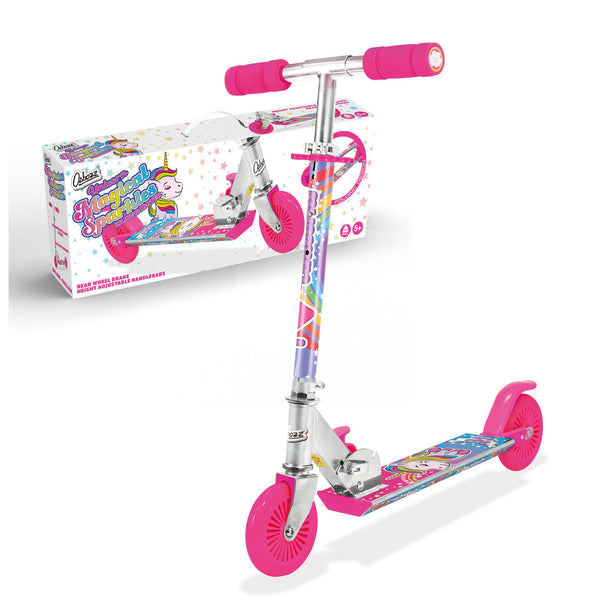 SCOOTER LICORNE À ÉTINCELLES MAGIQUES