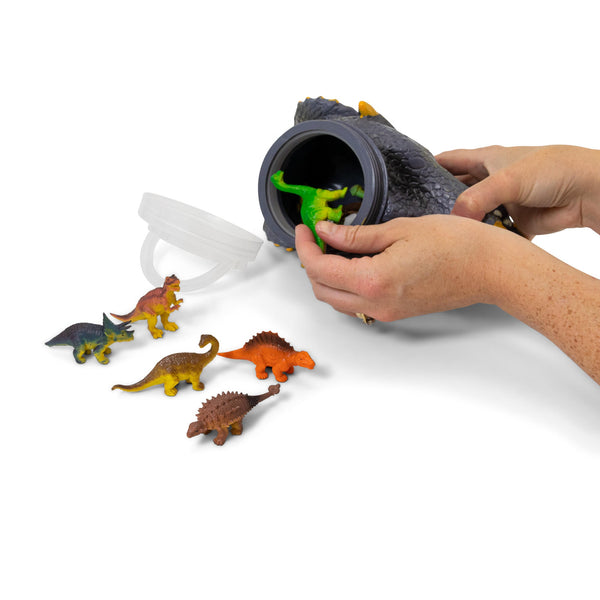 Baignoire avec tête de dinosaure Triceratops (petite taille)