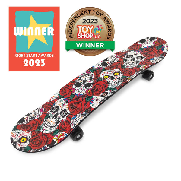 Skateboard en Plastique Graphique Miroir – 31 pouces