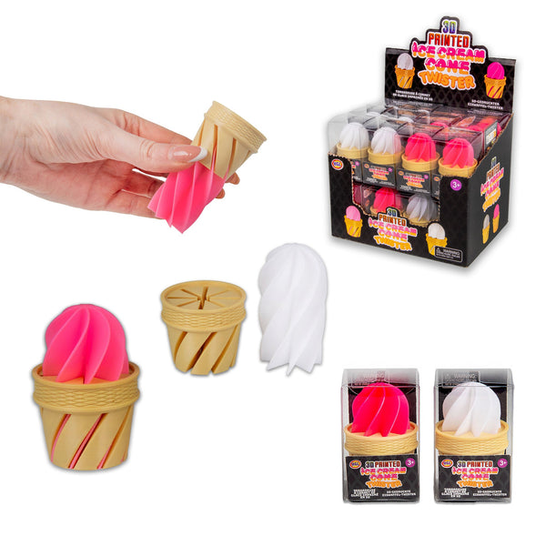 3D PRINTED ICE CREAM CONE TWISTER