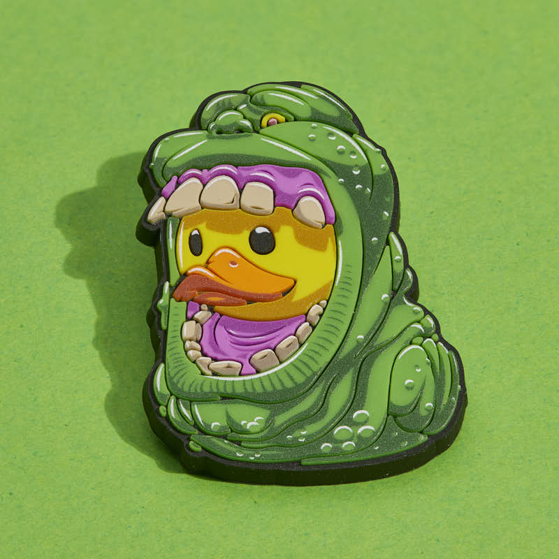 TUBBZ Ghostbusters Slimer – Leuchtender Gummi-Pin