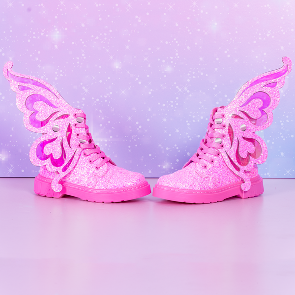 GLITTER FAIRY SHOES - PINK