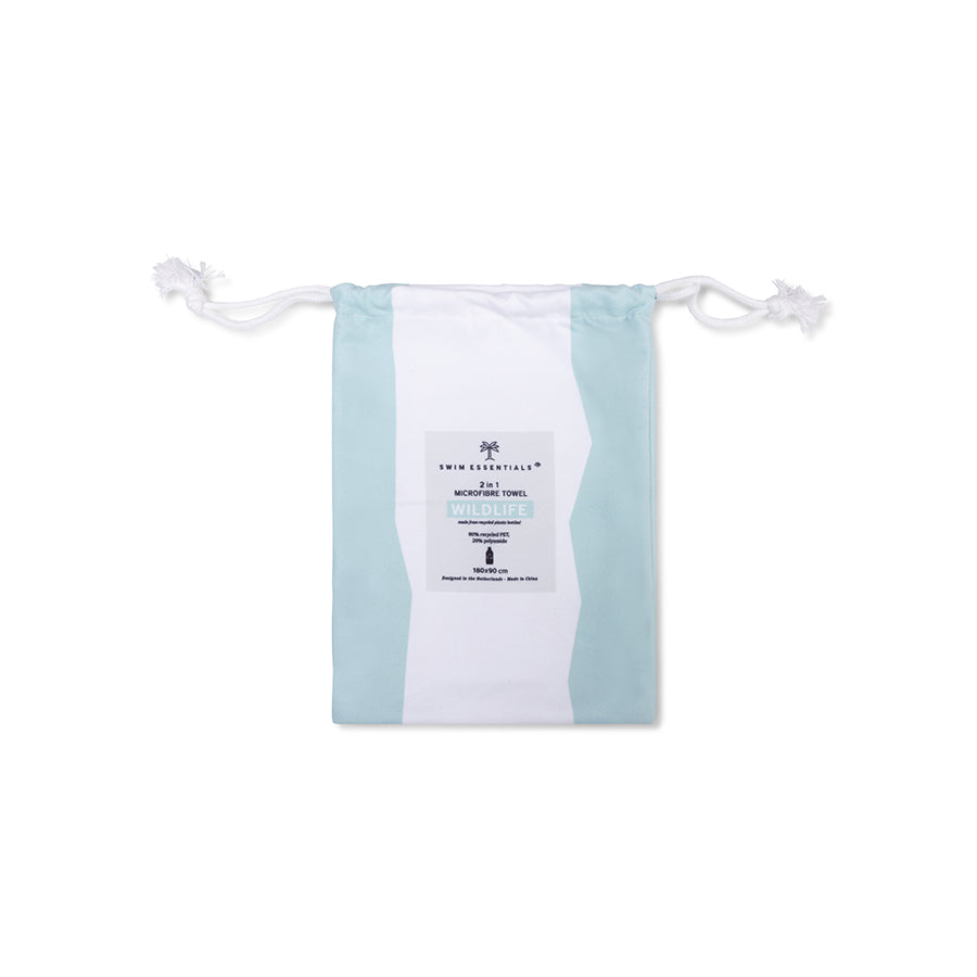 Microfiber Beach Towel - Green - The Beach Club 180 x 90 cm