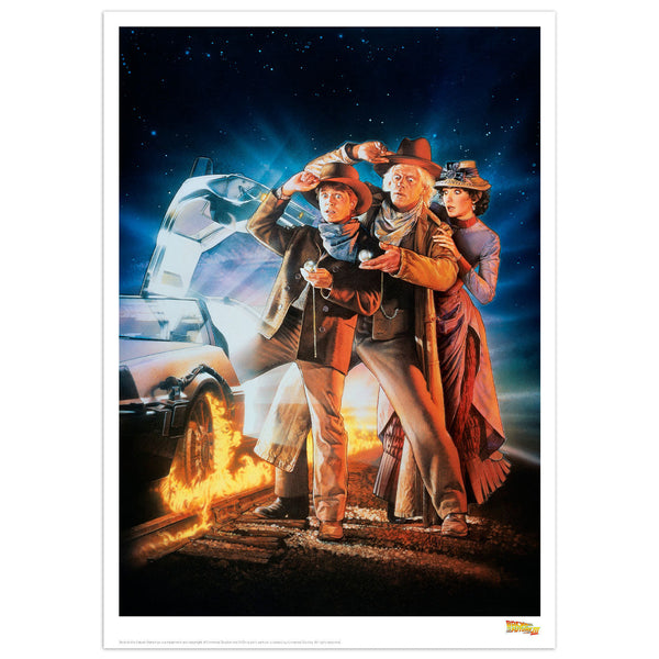Affiche collector Retour vers le Futur