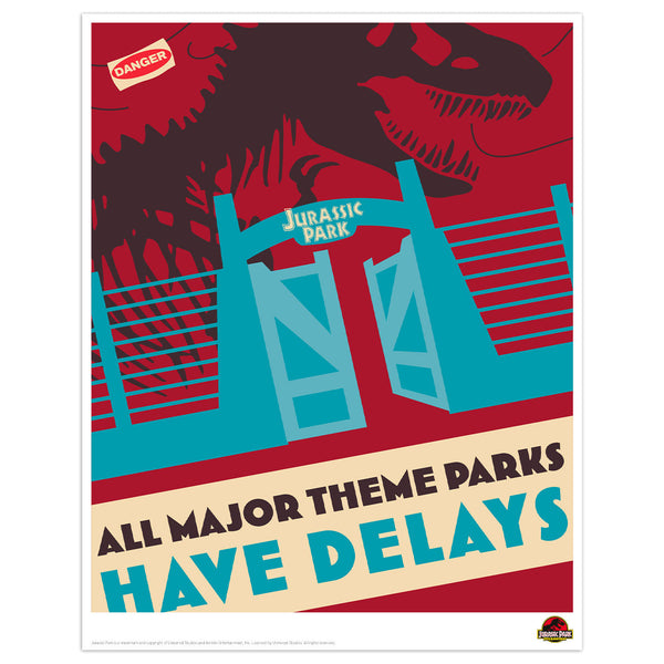 Affiche collector Jurassic Park