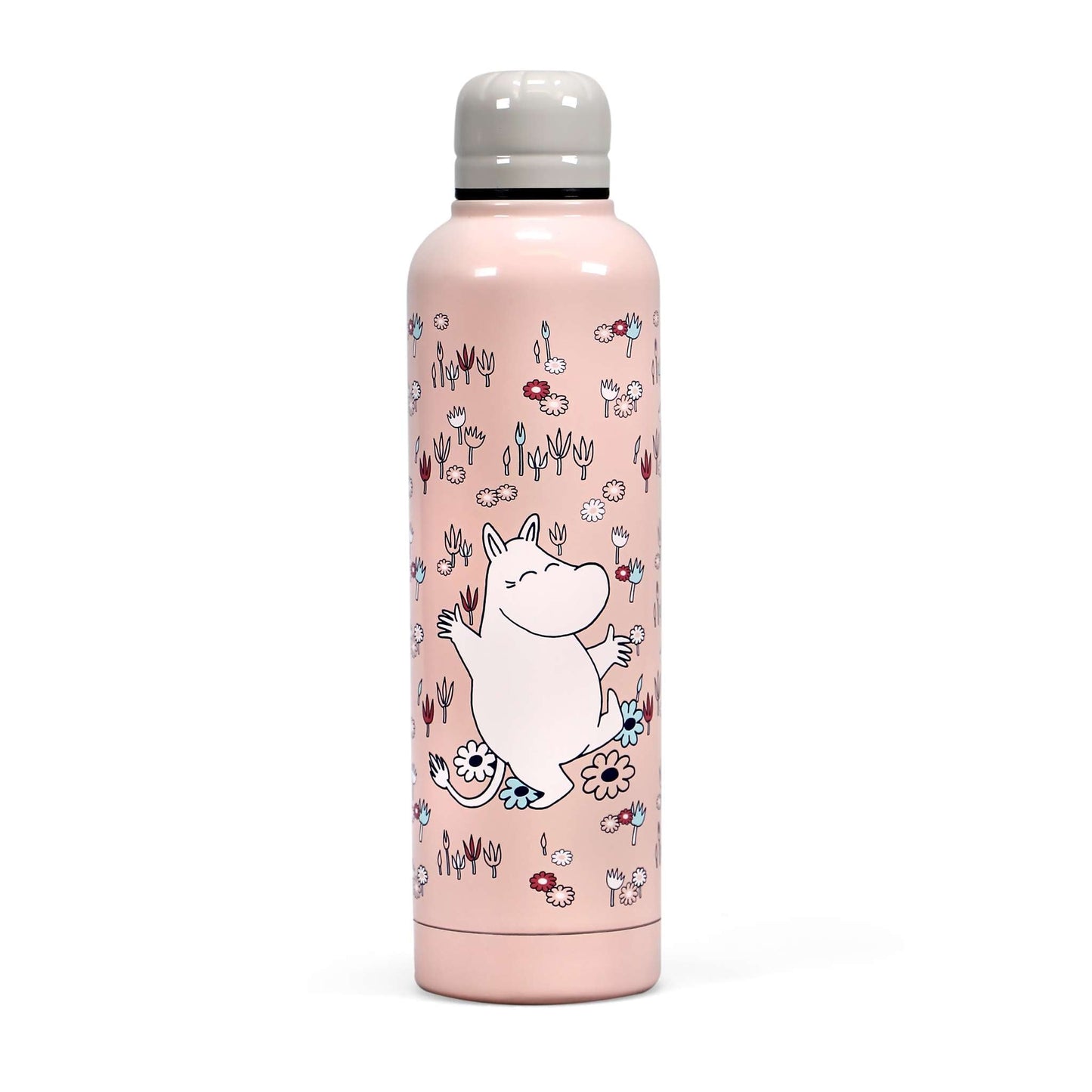 Pink Moomin Metal Bottle - 500ml