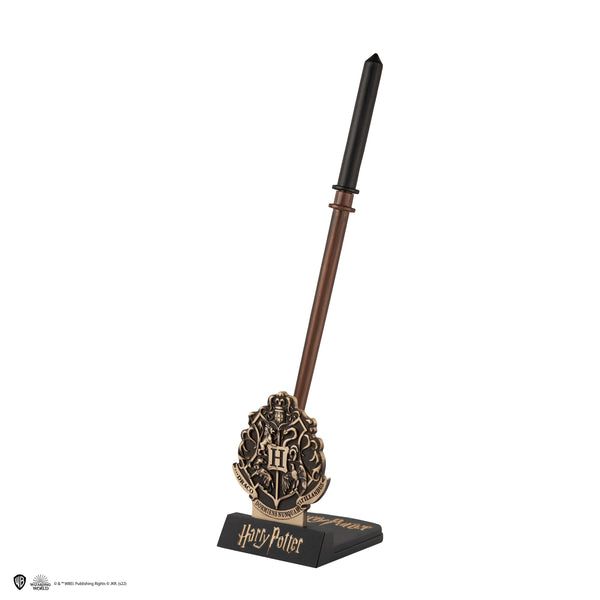 Stylo baguette avec socle & marque-page lenticulaire Drago Malefoy