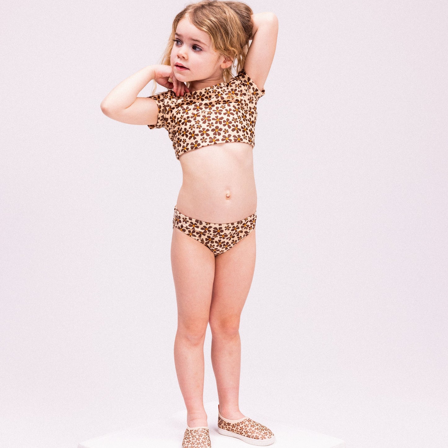 Bikini - Orange - Wild Flower