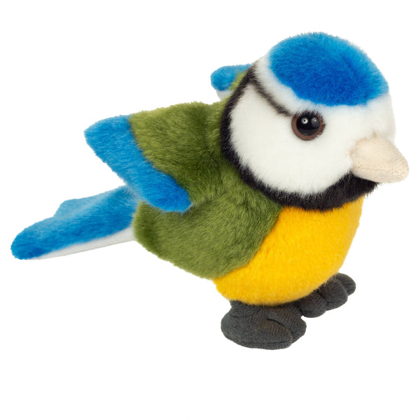 Pluche speelgoed van een koolmees
