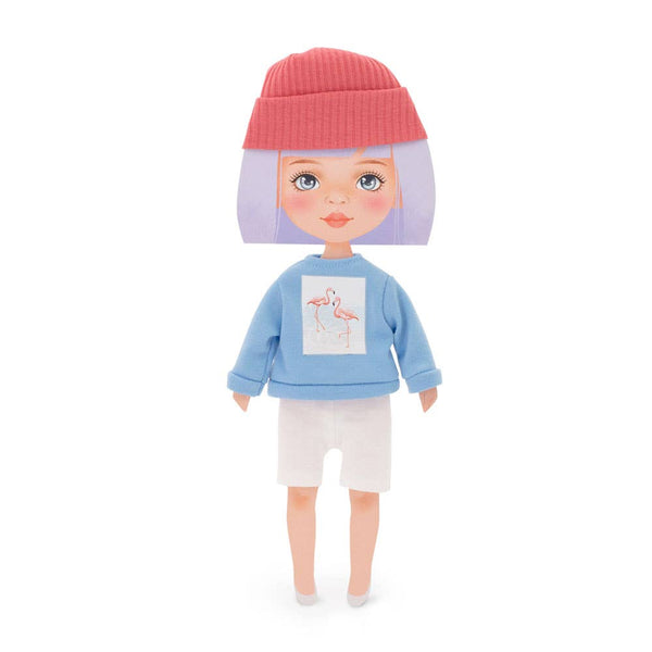 Ensemble de vêtements : sweat-shirt bleu, 28 cm