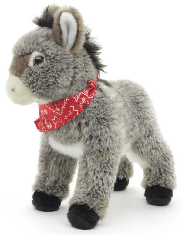 Peluche Âne avec écharpe, debout