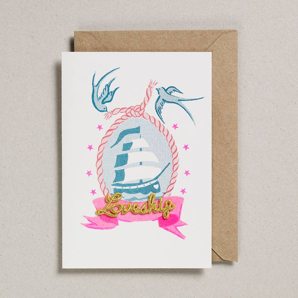 Valentijnskaart - Zeilboot van de Liefde