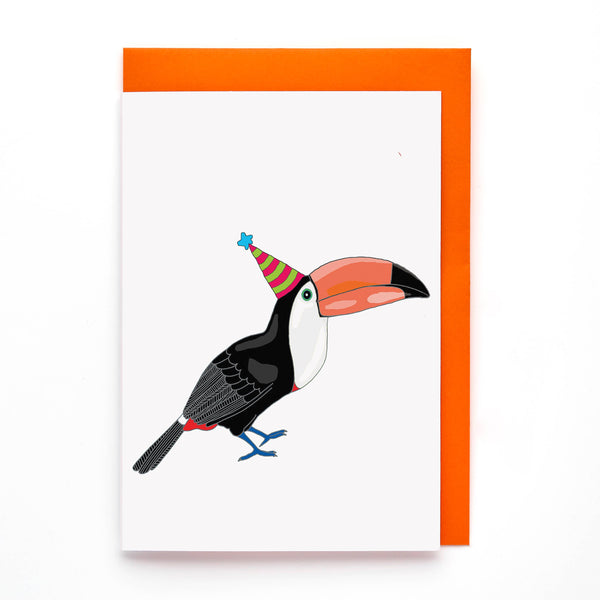 Carte d'anniversaire Toucan
