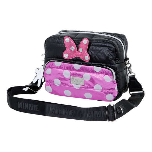 Minnie Mouse schoudertas met airbag en biscuitkleurige vulling.