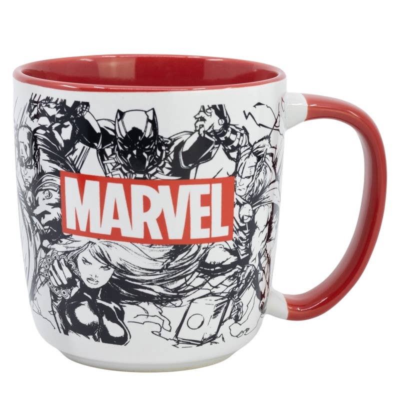 Marvel microwaveable ceramic mug in a gift box