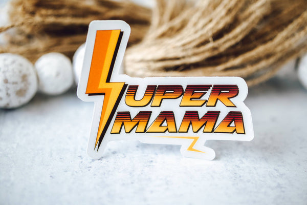 Autocollant Super Mama