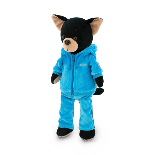 Lucky Buzz pluche hond: Fitness - 38 cm