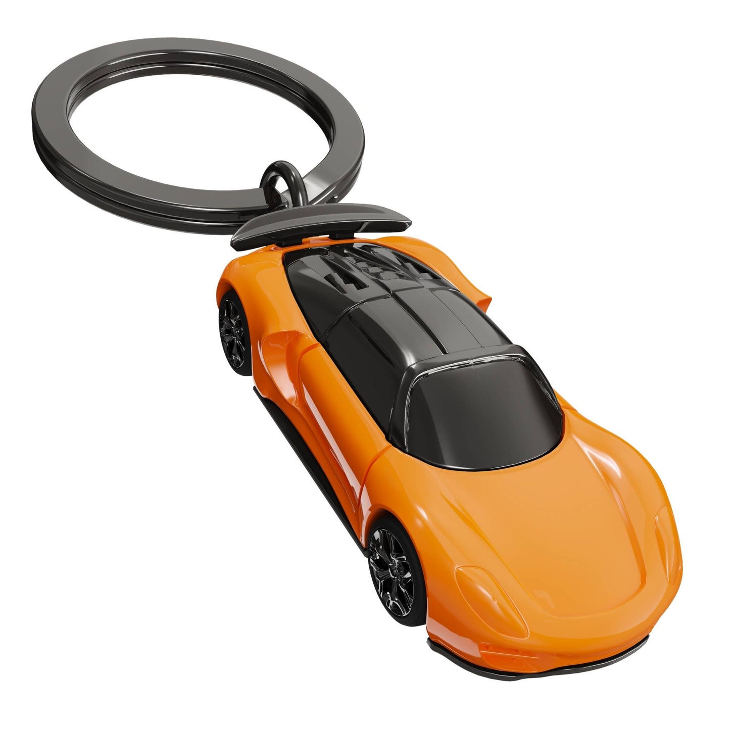 porte cles supercar orange metalmorphose